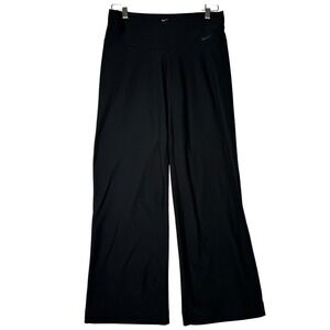 Nike Dri FIT Legendary‎ Womens Small Black Bootcut Flare Yoga Pants 440677 010